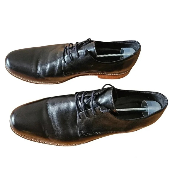 Airborn Argentinian Men's Formal Classy Leather Black Shoes Size EU 45 US 12. - Picture 2 of 13